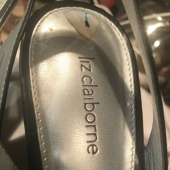Liz Claiborne real leather sling back sandals - Picture 8 of 8